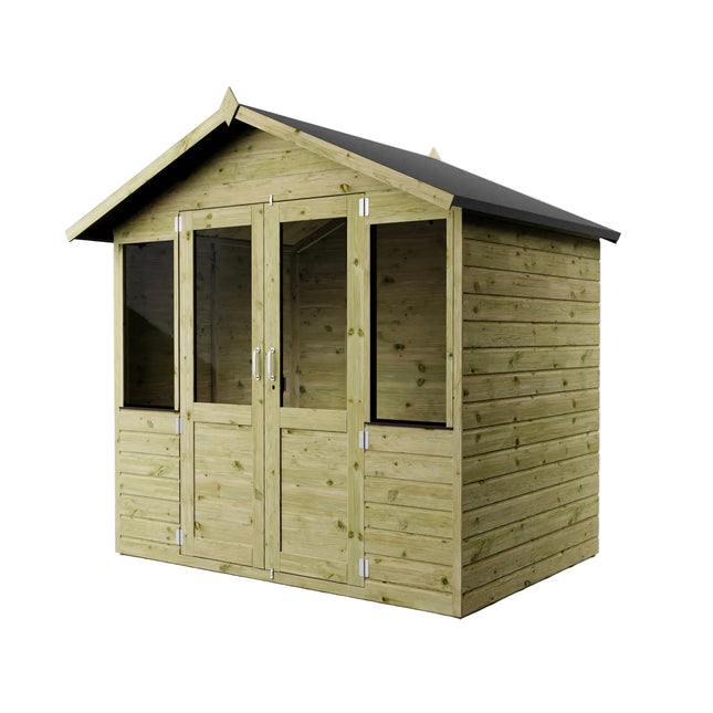 Mercia Summerhouses Mercia 7 x 5 Traditional Double Door Summerhouse Mercia 7 x 5 Traditional Double Door Summerhouse