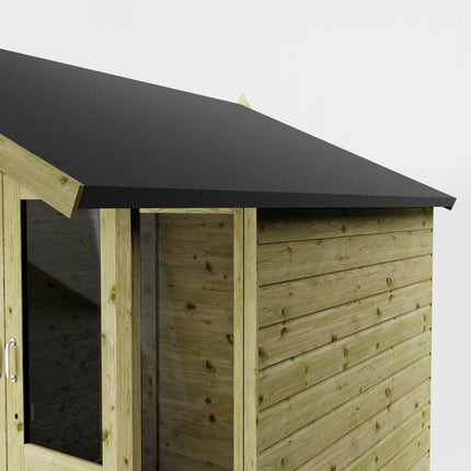 Mercia Summerhouses Mercia 7x7 Wooden Summerhouse with Veranda | Garden Room Mercia 7x7 Wooden Summerhouse with Veranda | Garden Room
