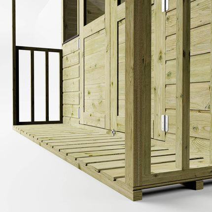 Mercia Summerhouses Mercia 7x7 Wooden Summerhouse with Veranda | Garden Room Mercia 7x7 Wooden Summerhouse with Veranda | Garden Room