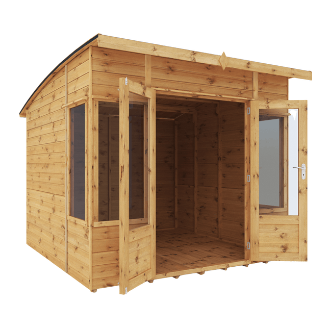 Mercia Summerhouses Mercia 8 x 8 Helios Curved Roof Summerhouse Mercia 8 x 8 Helios Curved Roof Summerhouse