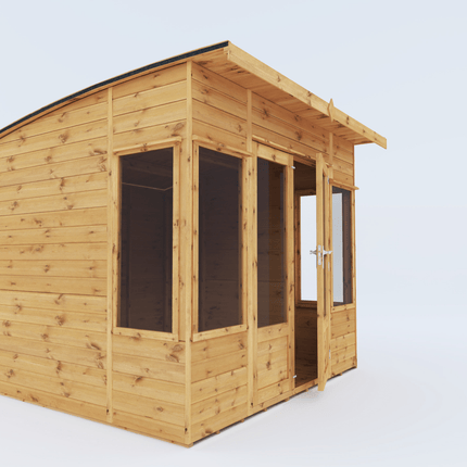 Mercia Summerhouses Mercia 8 x 8 Helios Curved Roof Summerhouse Mercia 8 x 8 Helios Curved Roof Summerhouse