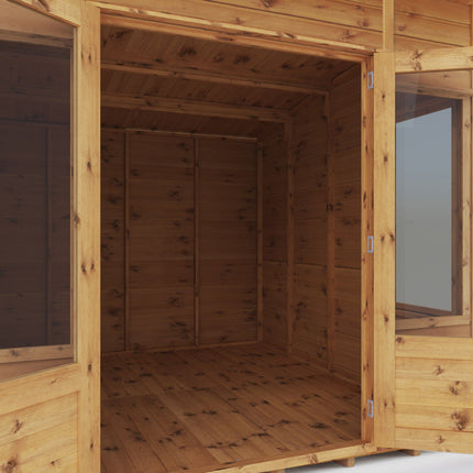 Mercia Summerhouses Mercia 8 x 8 Helios Curved Roof Summerhouse Mercia 8 x 8 Helios Curved Roof Summerhouse
