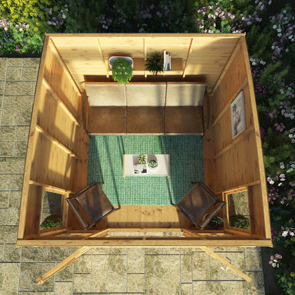 Mercia Summerhouses Mercia 8 x 8 Helios Curved Roof Summerhouse Mercia 8 x 8 Helios Curved Roof Summerhouse