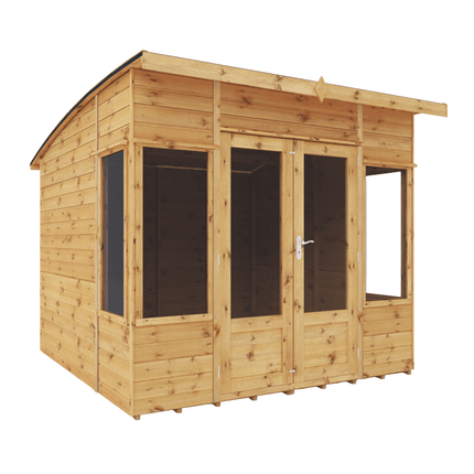 Mercia Summerhouses Mercia 8 x 8 Helios Curved Roof Summerhouse Mercia 8 x 8 Helios Curved Roof Summerhouse