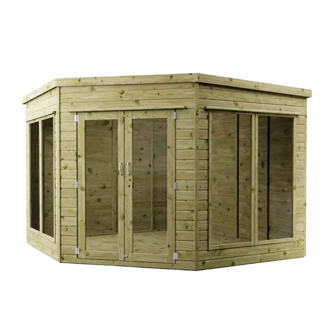 Mercia Summerhouses Mercia 9 x 9 Premier Corner Summerhouse Mercia 9 x 9 Premier Corner Summerhouse