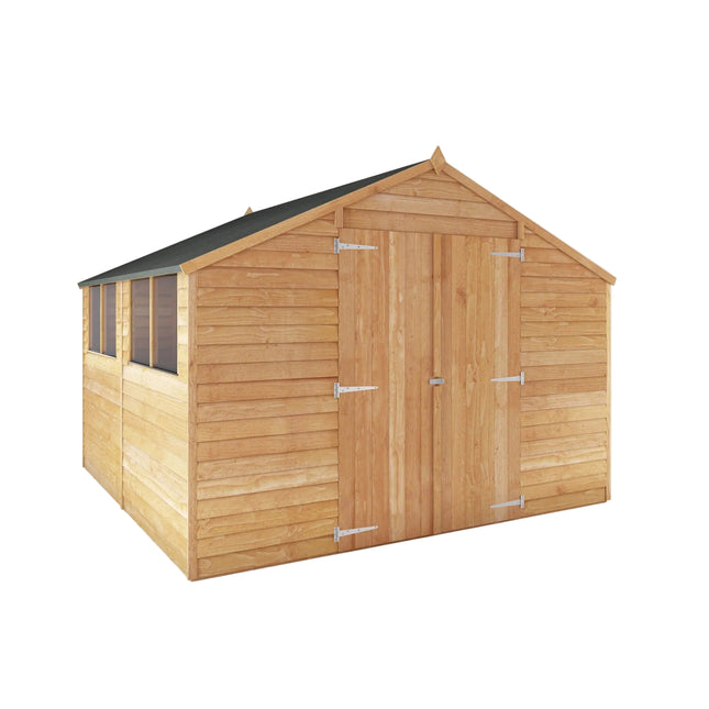 Mercia Wooden Shed Mercia 10x10 Overlap Apex Shed Mercia 10x10 Overlap Apex Shed