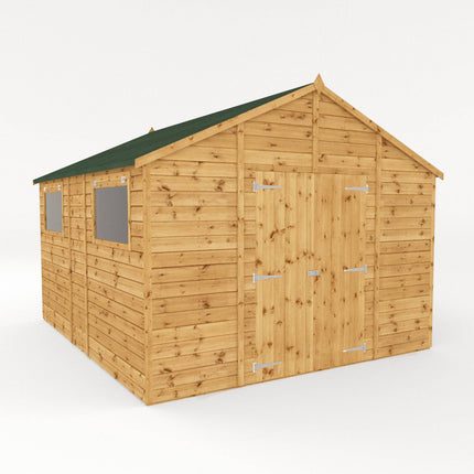 Mercia Wooden Shed Mercia 12x10 Premium Shiplap Apex Workshop