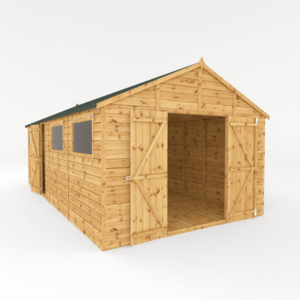 Mercia Wooden Shed Mercia 20 x 10 Premium Shiplap Apex Workshop