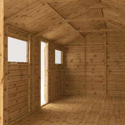 Mercia Wooden Shed Mercia 20 x 10 Premium Shiplap Apex Workshop