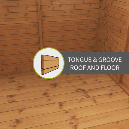Mercia Wooden Shed Mercia 7x5 Modular Shiplap Apex Shed