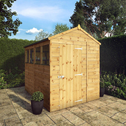Mercia Wooden Shed Mercia 8x6 Modular Shiplap Apex Shed