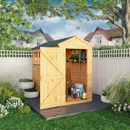 Mercia Wooden Shed Mercia The Woodsman 8x4 Shiplap Apex Wooden Shed SI-100-001-0003 Mercia The Woodsman 8x4 Shiplap Apex Wooden Shed