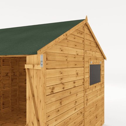 Mercia Wooden Sheds Mercia 10 x 10 Premium Shiplap Reverse Apex Workshop Mercia 10 x 10 Premium Shiplap Reverse Apex Workshop