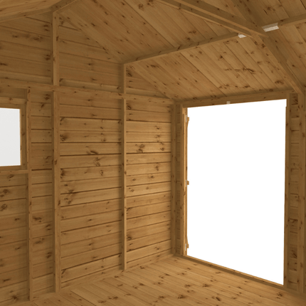 Mercia Wooden Sheds Mercia 10 x 10 Premium Shiplap Reverse Apex Workshop Mercia 10 x 10 Premium Shiplap Reverse Apex Workshop
