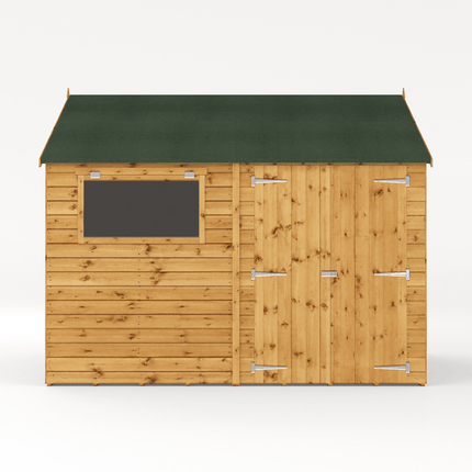 Mercia Wooden Sheds Mercia 10 x 10 Premium Shiplap Reverse Apex Workshop Mercia 10 x 10 Premium Shiplap Reverse Apex Workshop