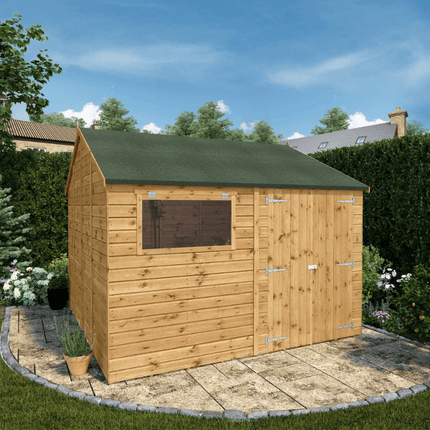Mercia Wooden Sheds Mercia 10 x 10 Premium Shiplap Reverse Apex Workshop Mercia 10 x 10 Premium Shiplap Reverse Apex Workshop