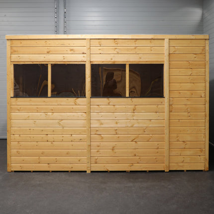 Mercia Wooden Sheds Mercia 10 x 6 Woodsman Shiplap Pent Shed - Styrene Mercia 10 x 6 Woodsman Shiplap Pent Shed - Styrene
