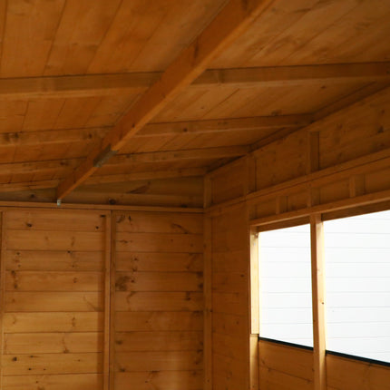 Mercia Wooden Sheds Mercia 10 x 6 Woodsman Shiplap Pent Shed - Styrene Mercia 10 x 6 Woodsman Shiplap Pent Shed - Styrene