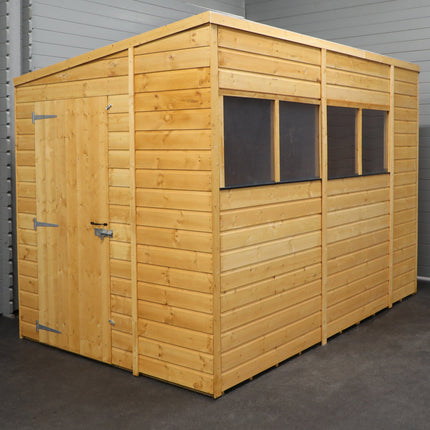 Mercia Wooden Sheds Mercia 10 x 6 Woodsman Shiplap Pent Shed - Styrene Mercia 10 x 6 Woodsman Shiplap Pent Shed - Styrene
