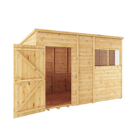 Mercia Wooden Sheds Mercia 10 x 6 Woodsman Shiplap Pent Shed - Styrene Mercia 10 x 6 Woodsman Shiplap Pent Shed - Styrene