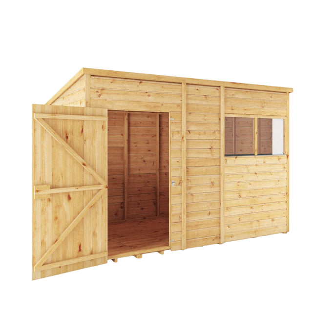 Mercia Wooden Sheds Mercia 10 x 6 Woodsman Shiplap Pent Shed - Styrene Mercia 10 x 6 Woodsman Shiplap Pent Shed - Styrene