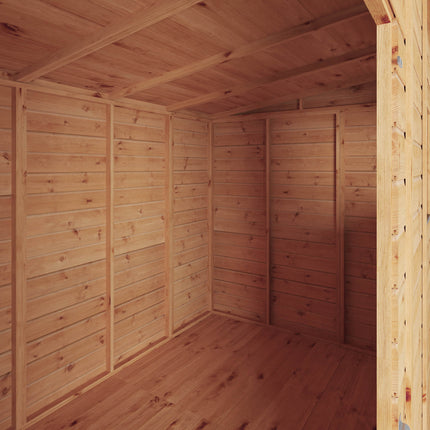 Mercia Wooden Sheds Mercia 10 x 6 Woodsman Shiplap Pent Shed - Styrene Mercia 10 x 6 Woodsman Shiplap Pent Shed - Styrene