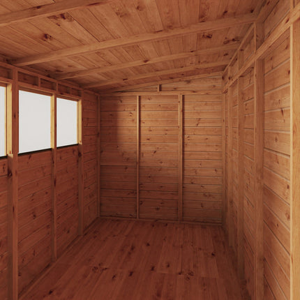 Mercia Wooden Sheds Mercia 10 x 6 Woodsman Shiplap Pent Shed - Styrene Mercia 10 x 6 Woodsman Shiplap Pent Shed - Styrene