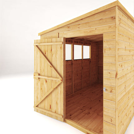Mercia Wooden Sheds Mercia 10 x 6 Woodsman Shiplap Pent Shed - Styrene Mercia 10 x 6 Woodsman Shiplap Pent Shed - Styrene
