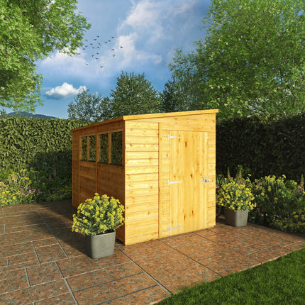 Mercia Wooden Sheds Mercia 10 x 6 Woodsman Shiplap Pent Shed - Styrene Mercia 10 x 6 Woodsman Shiplap Pent Shed - Styrene