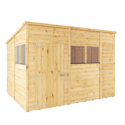 Mercia Wooden Sheds Mercia 10 x 8 Woodsman Shiplap Pent Shed - Styrene Mercia 10 x 8 Woodsman Shiplap Pent Shed - Styrene