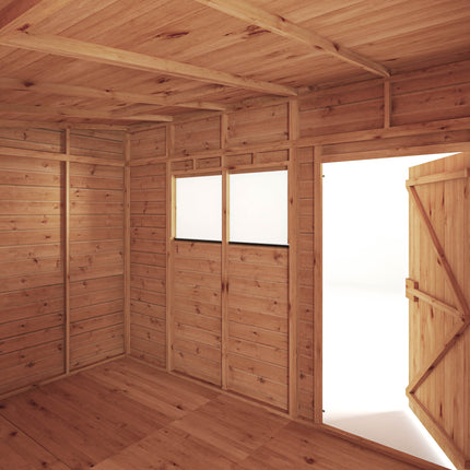 Mercia Wooden Sheds Mercia 10 x 8 Woodsman Shiplap Pent Shed - Styrene Mercia 10 x 8 Woodsman Shiplap Pent Shed - Styrene