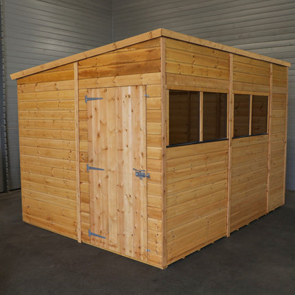 Mercia Wooden Sheds Mercia 10 x 8 Woodsman Shiplap Pent Shed - Styrene Mercia 10 x 8 Woodsman Shiplap Pent Shed - Styrene