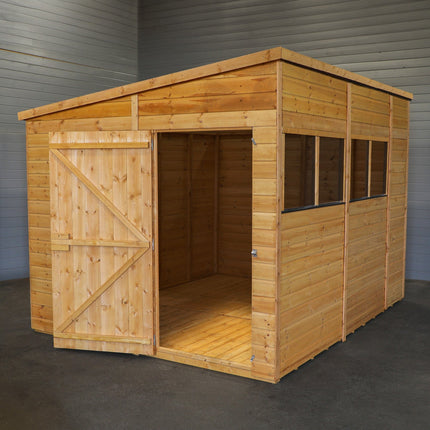 Mercia Wooden Sheds Mercia 10 x 8 Woodsman Shiplap Pent Shed - Styrene Mercia 10 x 8 Woodsman Shiplap Pent Shed - Styrene
