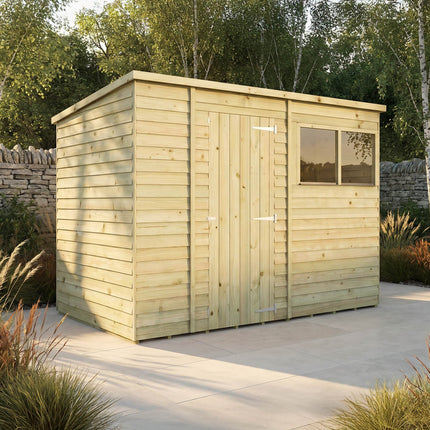 Mercia Wooden Sheds Mercia 10x6 Overlap Pent Shed Mercia 10x6 Overlap Pent Shed