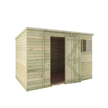 Mercia Wooden Sheds Mercia 10x6 Overlap Pent Shed Mercia 10x6 Overlap Pent Shed
