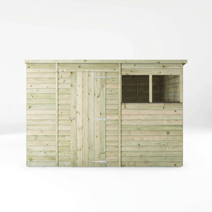 Mercia Wooden Sheds Mercia 10x6 Overlap Pent Shed Mercia 10x6 Overlap Pent Shed