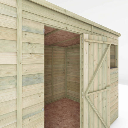Mercia Wooden Sheds Mercia 10x6 Overlap Pent Shed Mercia 10x6 Overlap Pent Shed
