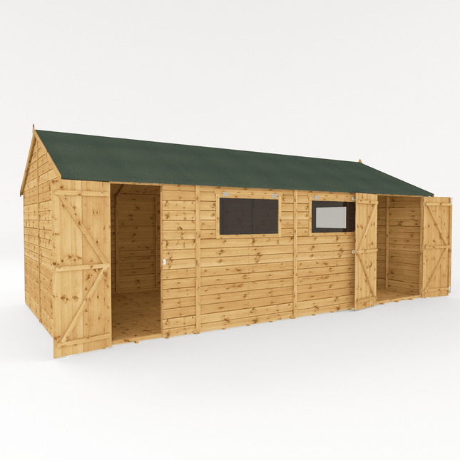 Mercia Wooden Sheds Mercia 20 x 10 Premium Shiplap Reverse Apex Workshop Mercia 20 x 10 Premium Shiplap Reverse Apex Workshop