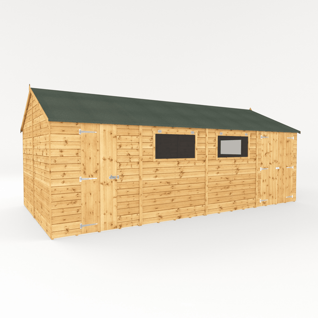 Mercia Wooden Sheds Mercia 20 x 10 Premium Shiplap Reverse Apex Workshop Mercia 20 x 10 Premium Shiplap Reverse Apex Workshop