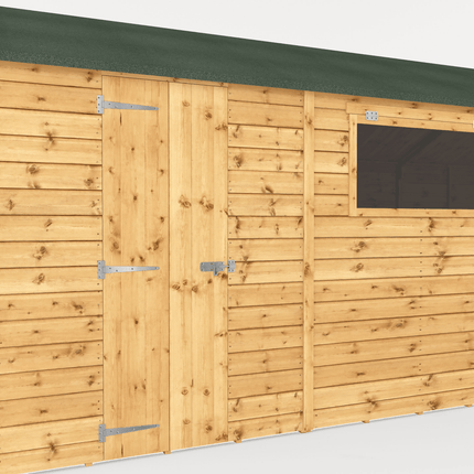 Mercia Wooden Sheds Mercia 20 x 10 Premium Shiplap Reverse Apex Workshop Mercia 20 x 10 Premium Shiplap Reverse Apex Workshop