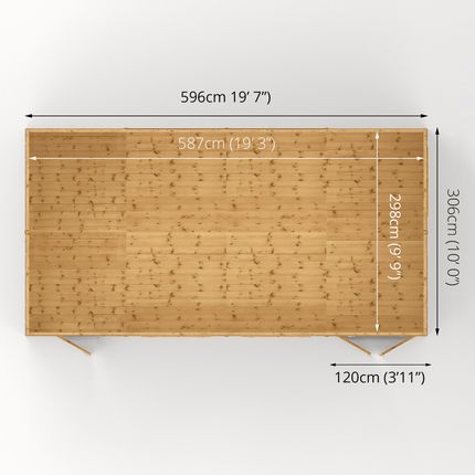 Mercia Wooden Sheds Mercia 20 x 10 Premium Shiplap Reverse Apex Workshop Mercia 20 x 10 Premium Shiplap Reverse Apex Workshop