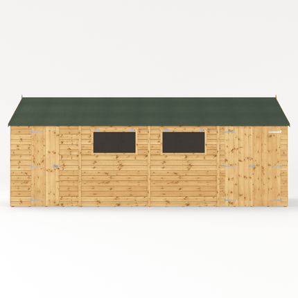 Mercia Wooden Sheds Mercia 20 x 10 Premium Shiplap Reverse Apex Workshop Mercia 20 x 10 Premium Shiplap Reverse Apex Workshop
