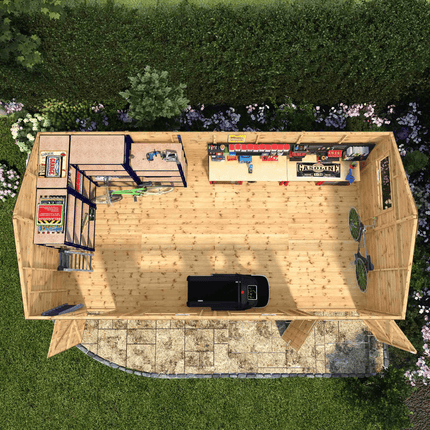 Mercia Wooden Sheds Mercia 20 x 10 Premium Shiplap Reverse Apex Workshop Mercia 20 x 10 Premium Shiplap Reverse Apex Workshop