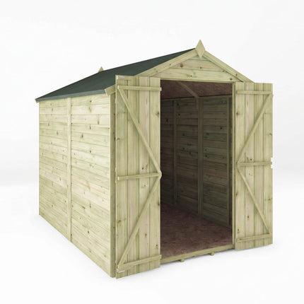 Mercia Wooden Sheds Mercia 8 x 6 Overlap Apex - Double Door Mercia 8 x 6 Overlap Apex - Double Door