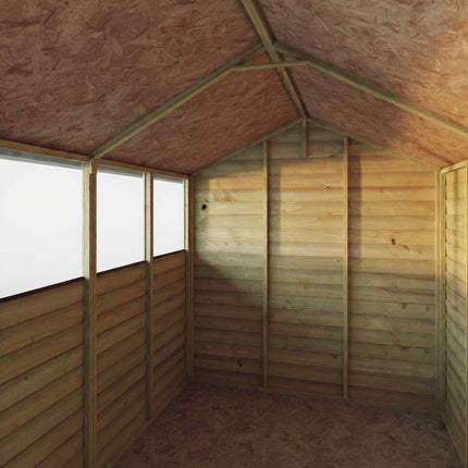 Mercia Wooden Sheds Mercia 8 x 6 Overlap Apex - Double Door Mercia 8 x 6 Overlap Apex - Double Door