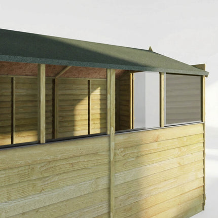 Mercia Wooden Sheds Mercia 8 x 6 Overlap Apex - Double Door Mercia 8 x 6 Overlap Apex - Double Door