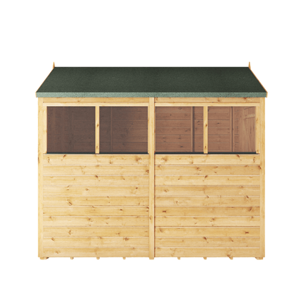Mercia Wooden Sheds Mercia 8 x 6 Woodsman Shiplap Apex - Glass Mercia 8 x 6 Woodsman Shiplap Apex - Glass