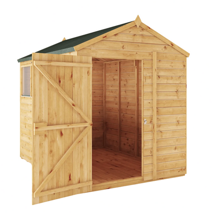 Mercia Wooden Sheds Mercia 8 x 6 Woodsman Shiplap Apex - Glass Mercia 8 x 6 Woodsman Shiplap Apex - Glass