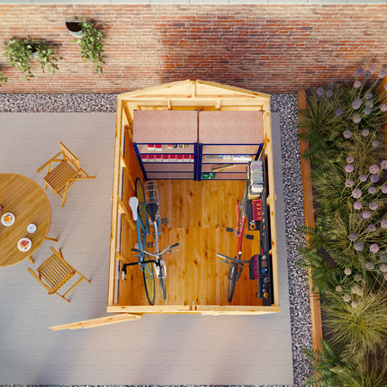 Mercia Wooden Sheds Mercia 8 x 6 Woodsman Shiplap Apex - Glass Mercia 8 x 6 Woodsman Shiplap Apex - Glass