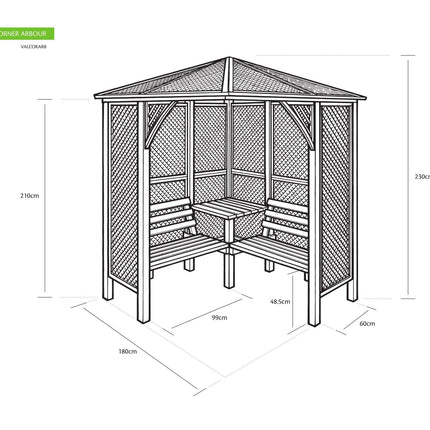 Shire Arbour Shire Valencia Corner Arbour